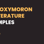 Oxymoron in Literature Examples