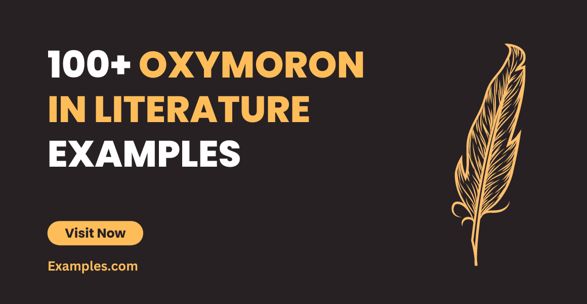 Oxymoron in Literature Examples