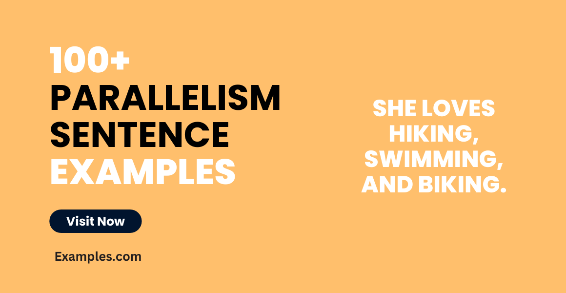 Parallelism Sentence Examples