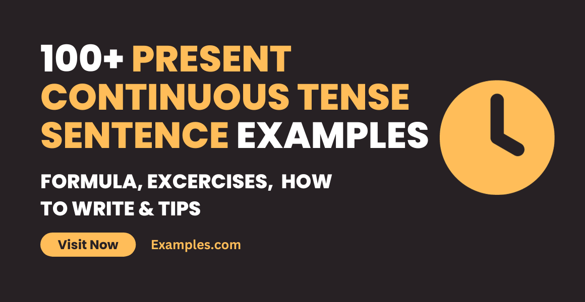 Present Continuous Tense Sentence Examples
