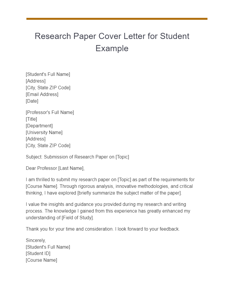 research paper cover letter template