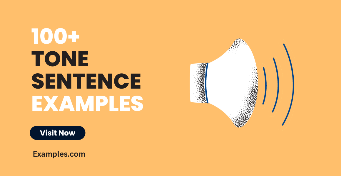 Tone Sentence Examples