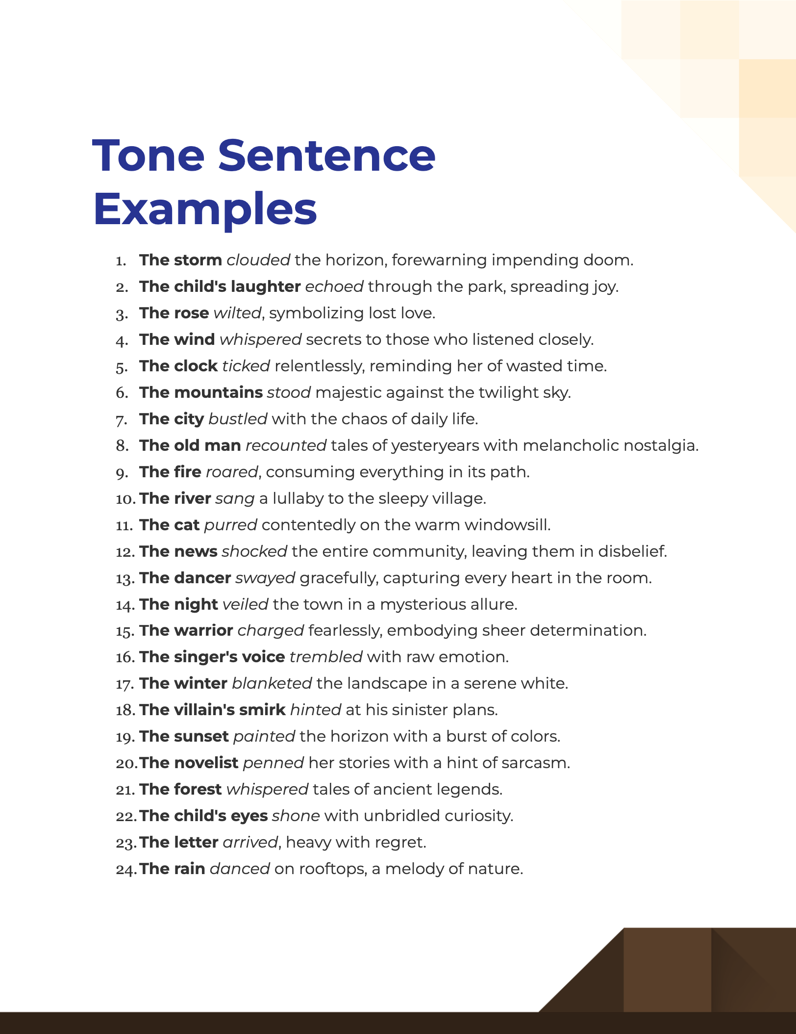 examples tone in an essay