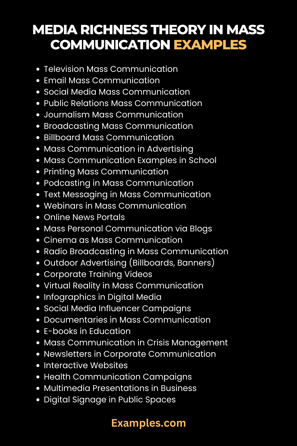 Media Richness Theory in Mass Communication 29+ Examples, How to Use