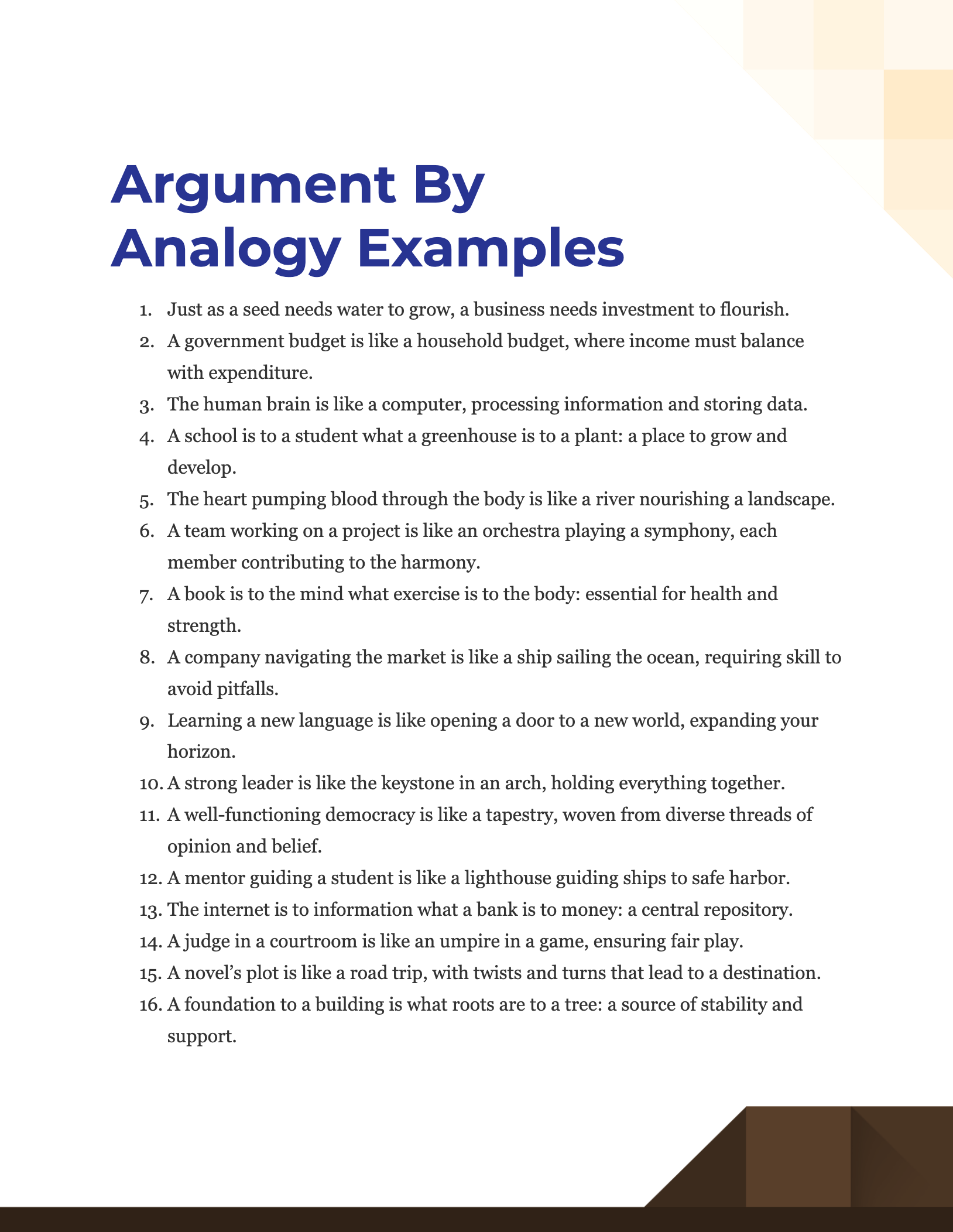 argument by analogy examples 