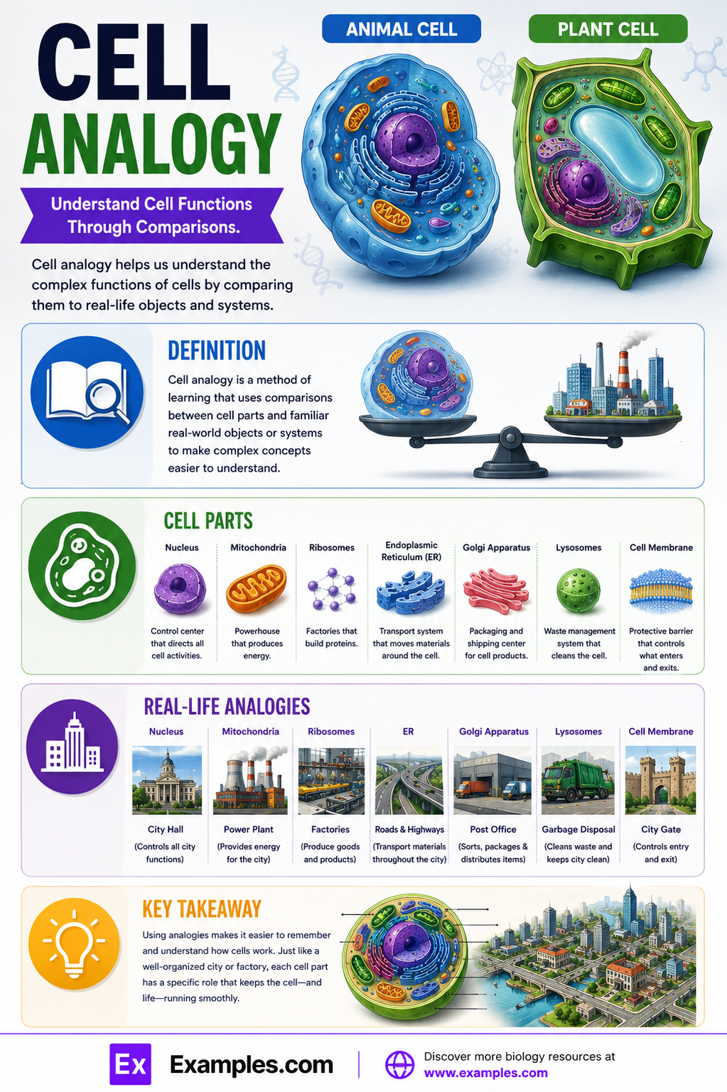 100+ Cell Analogy Examples