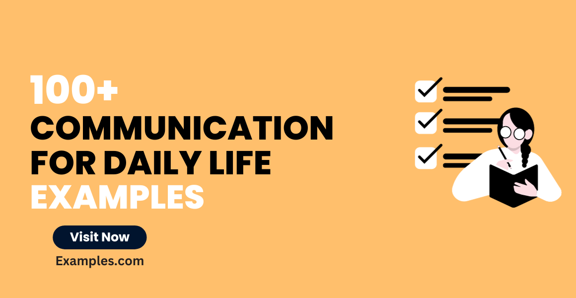 Communication Examples for Daily Life 1