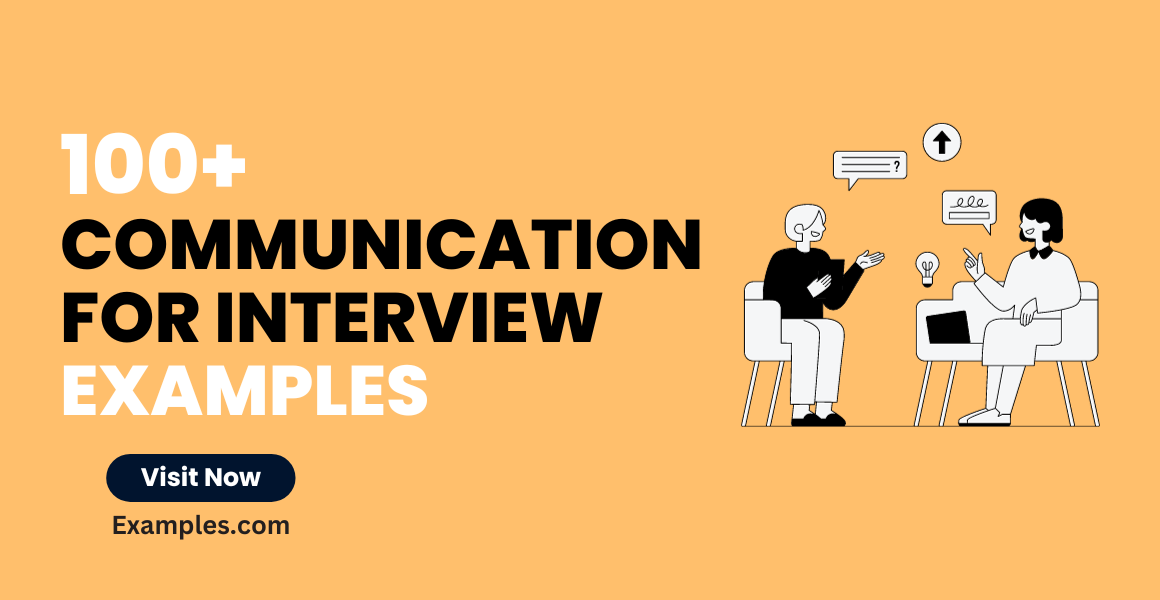 Communication Examples for Interview1