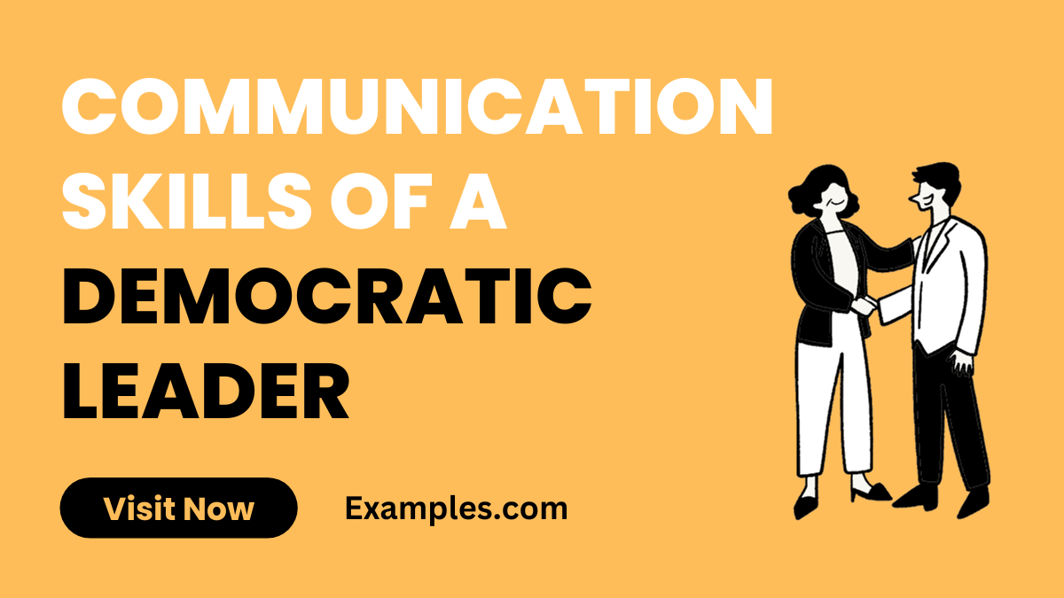 Communication Skills of a Democratic Leader 1
