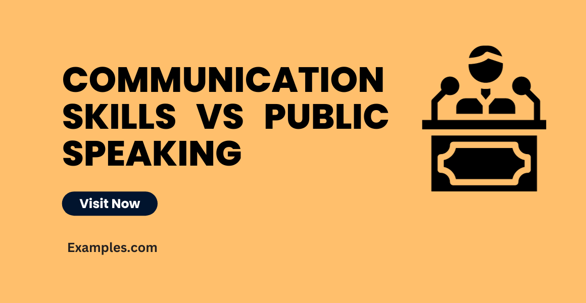Communication Skills vs Public Speaking 1