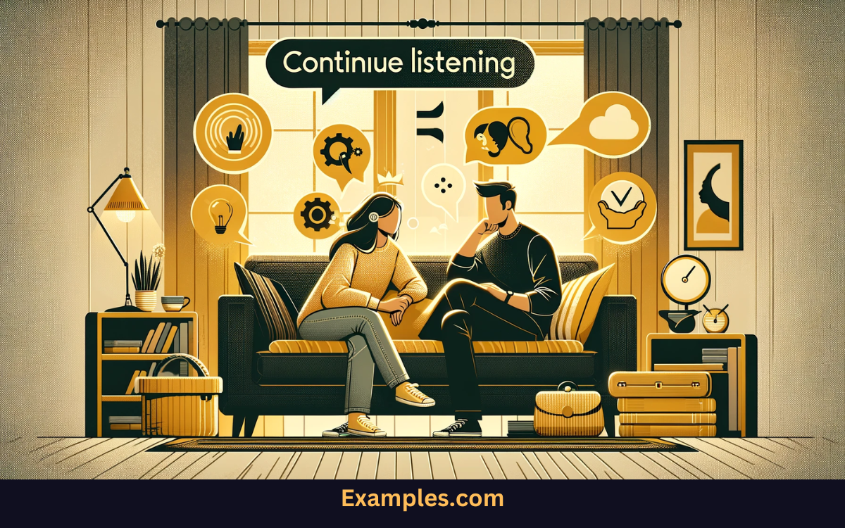 continue listening in communication skills for couples