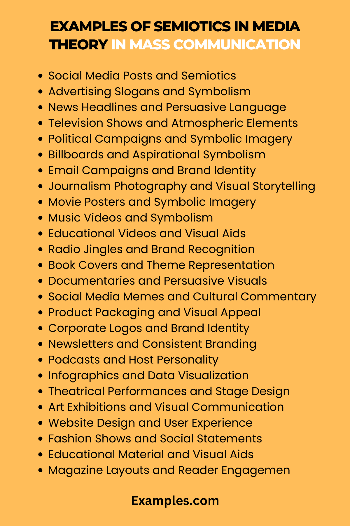 Semiotics in Media Theory in Mass Communication 29+ Examples, How to Use