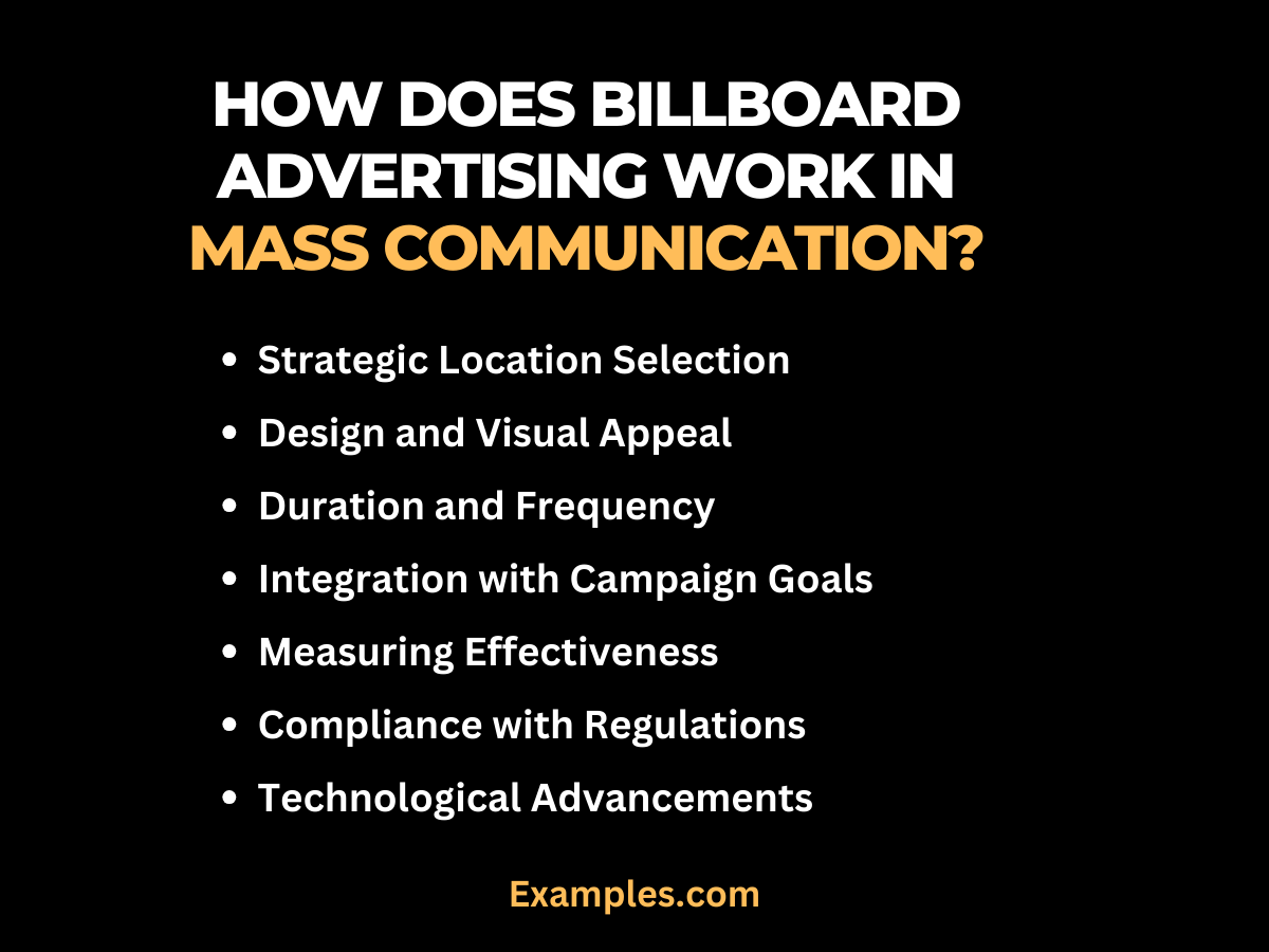 how does billboard advertising work in mass communication