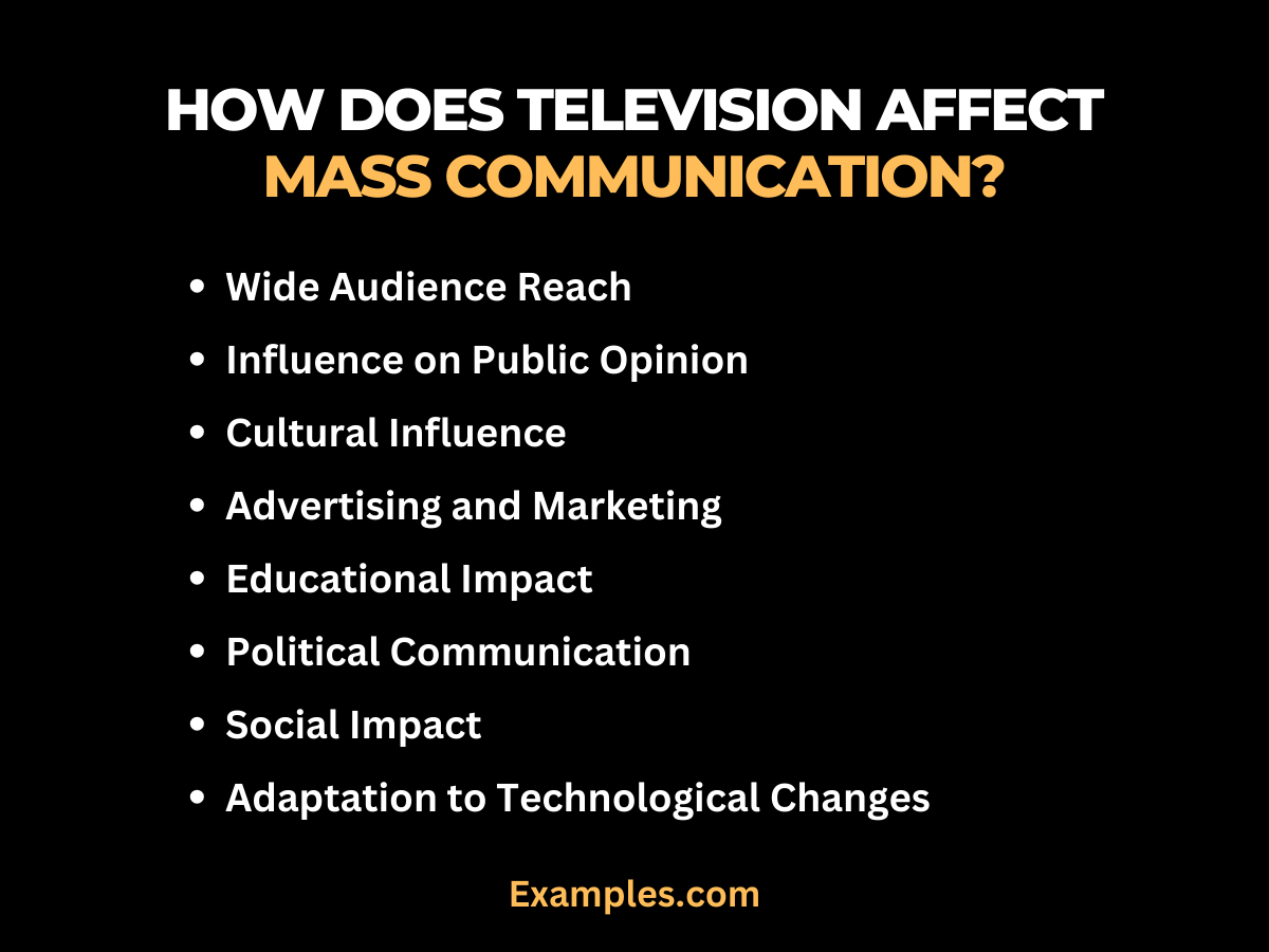 how does television affect mass communication
