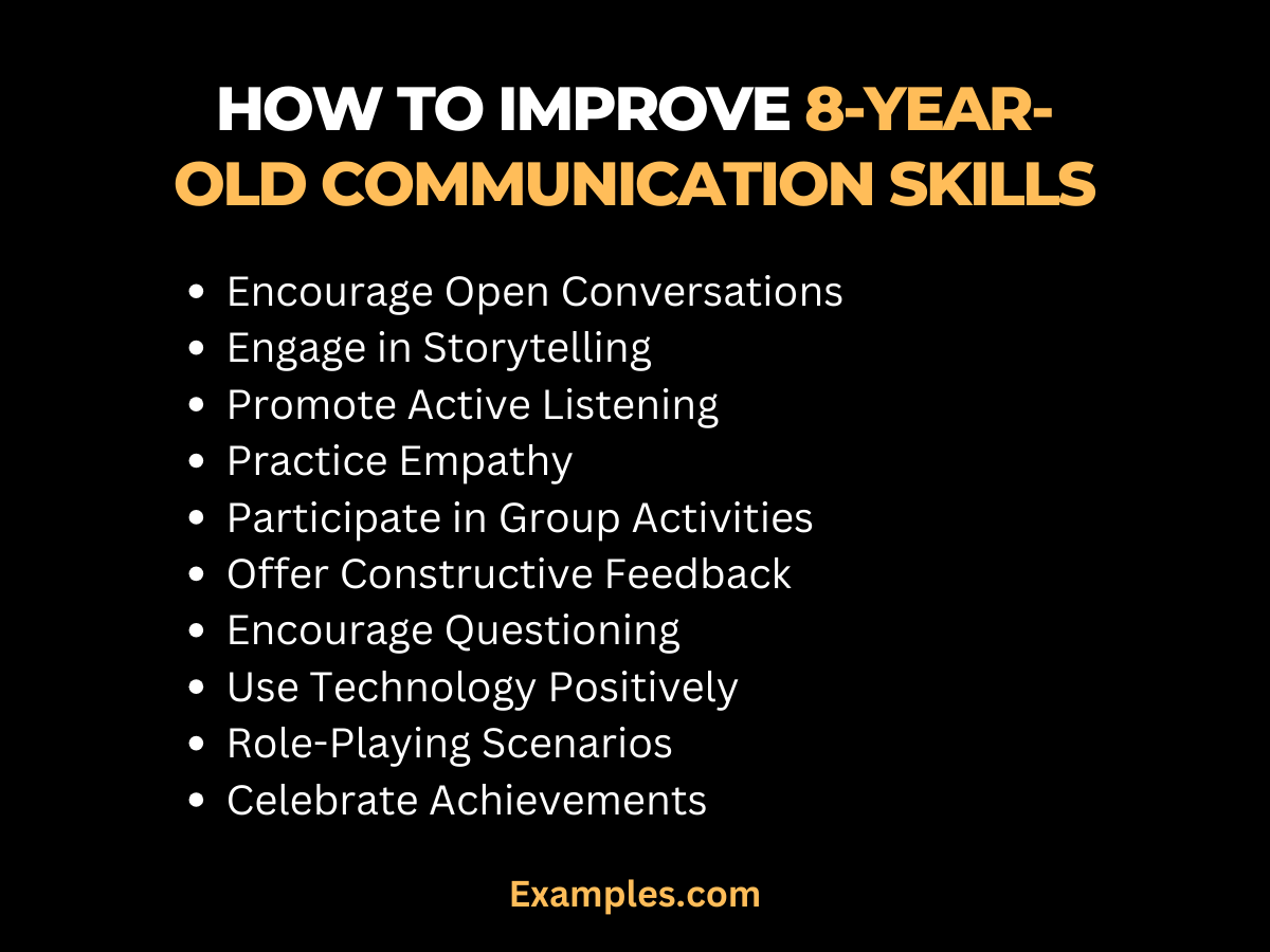 how to improve 8 year old communication skills