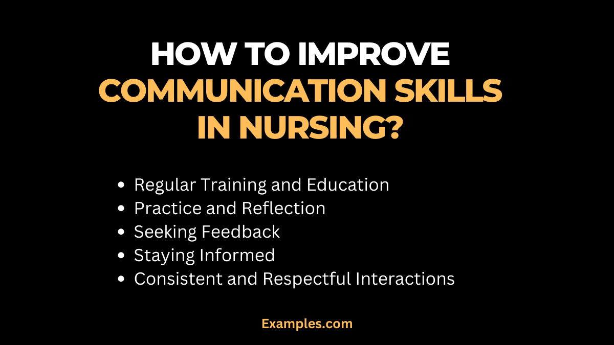 how to improve communication skills in nursing