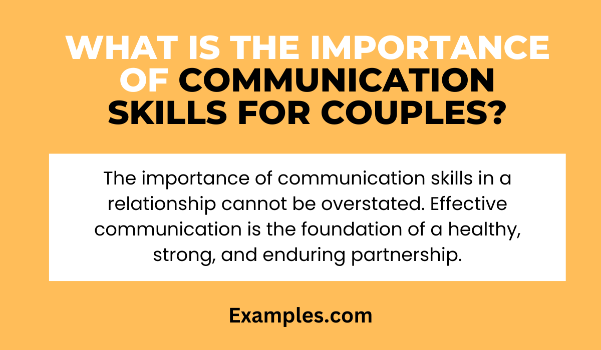 importance of communication skills for couples