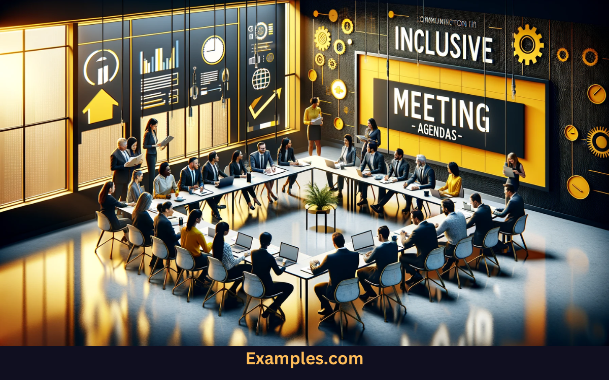 inclusive meeting agendas for communication skills at workplace