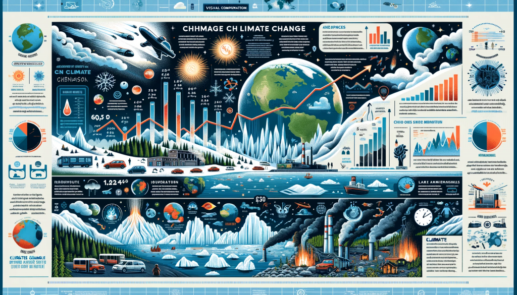 Infographic on Climate Change in Visual Communication