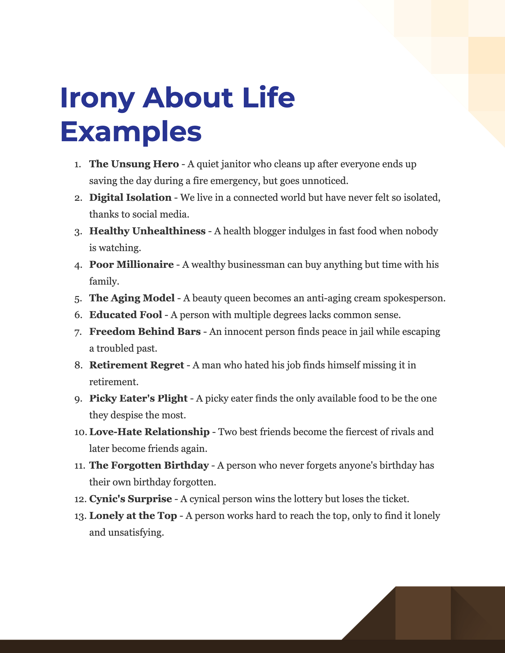 Irony About Life Examples