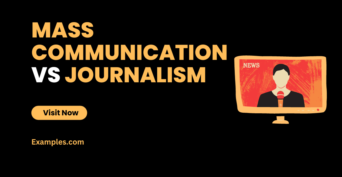 Mass Communication vs Journalism