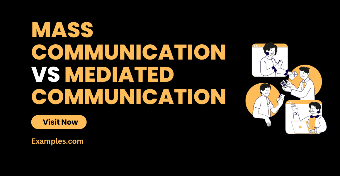 Mass Communication vs Mediated Communications