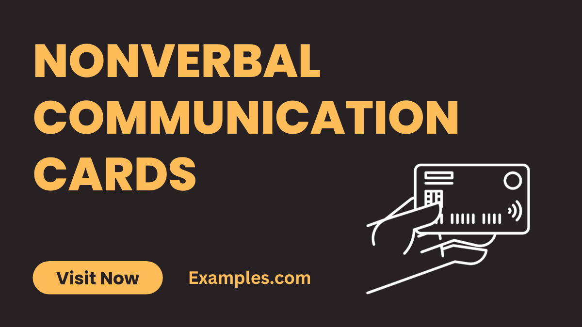 Nonverbal Communication Cards