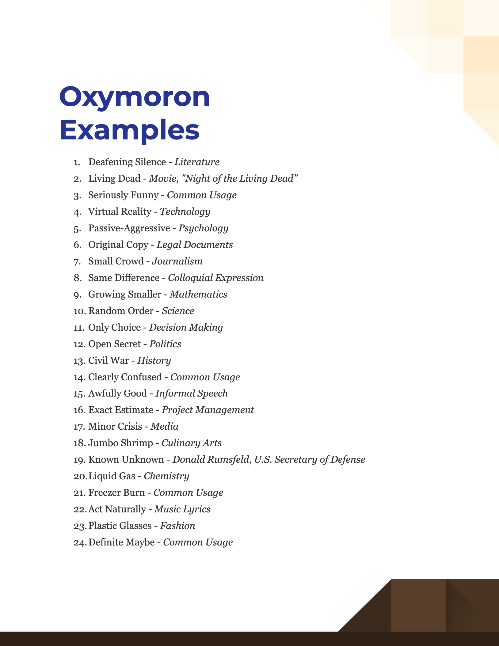 Oxymoron 99 Examples How To Pronounce PDF Tips   Oxymoron Examples 