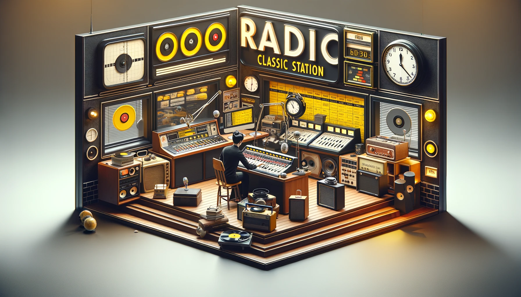 radio classic hits station for broadcasting mass communication