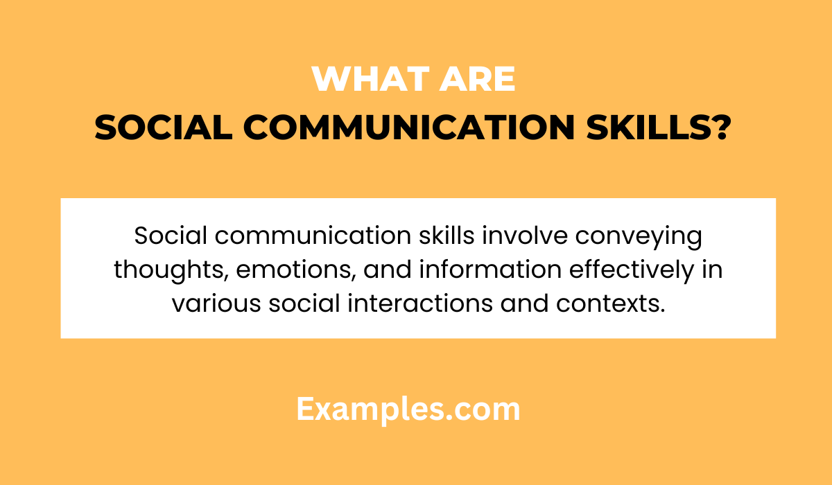 social communication skill