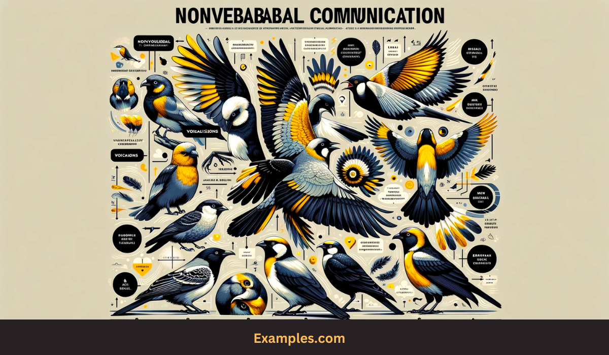 types for nonverbal communication for birds