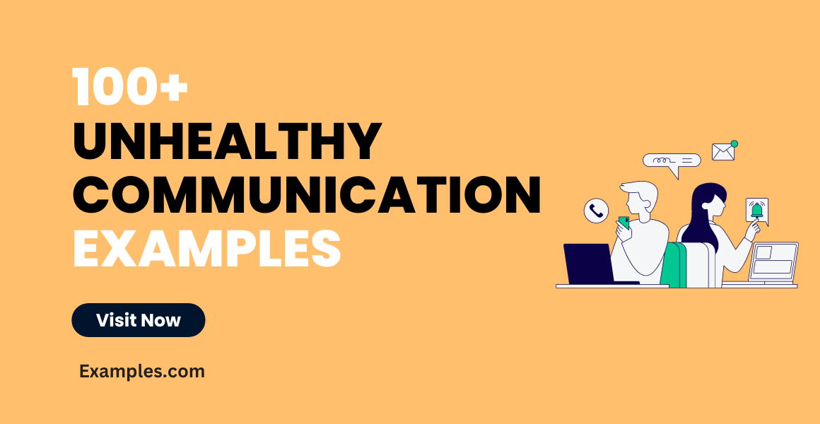 Unhealthy Communication Example