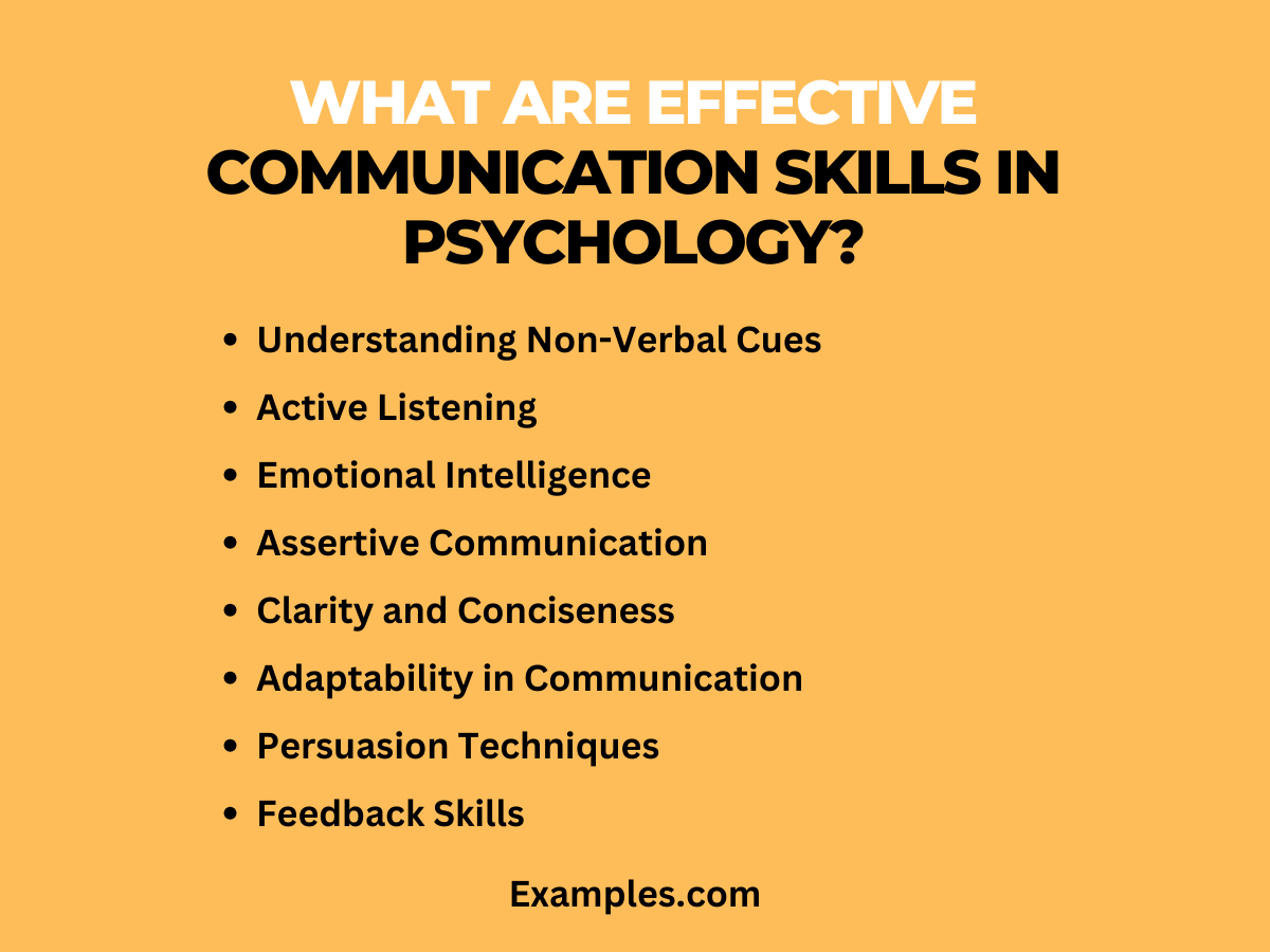 what are effective communication skills in psychology
