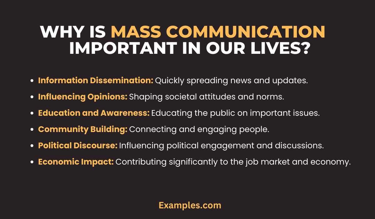why is mass communication important in our lives