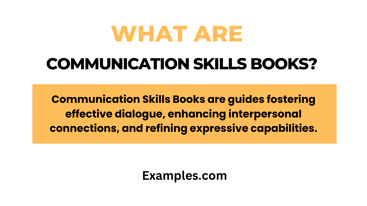 what are communication skills book