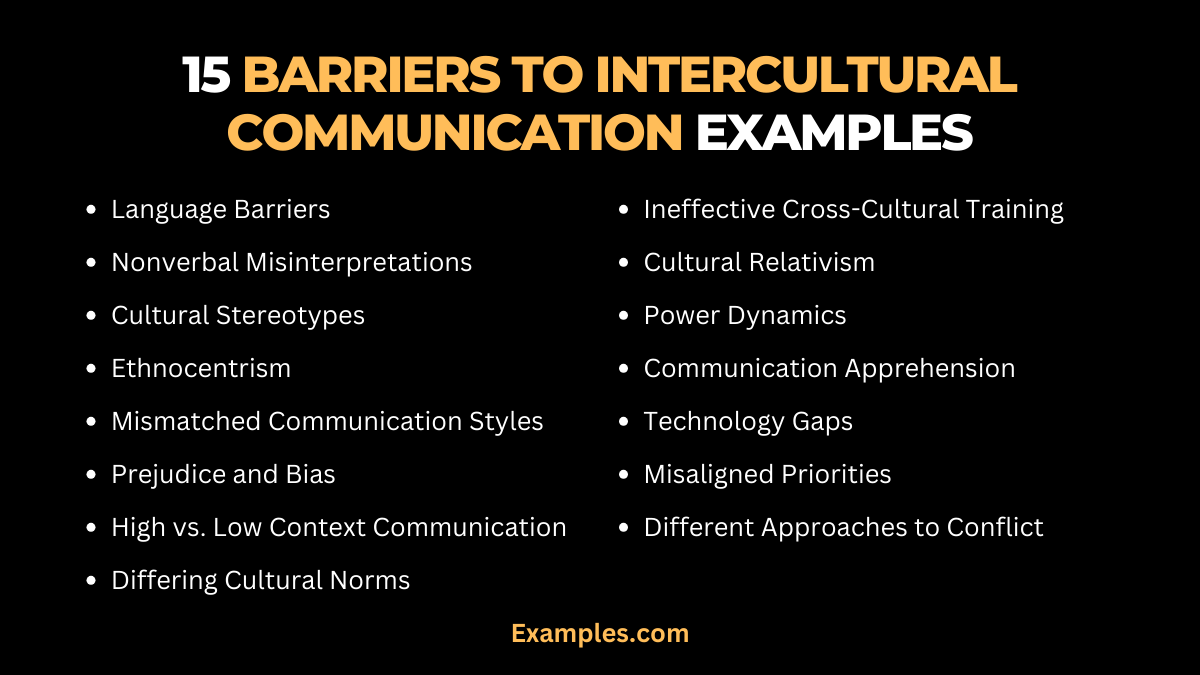 15 barriers to intercultural communication examples