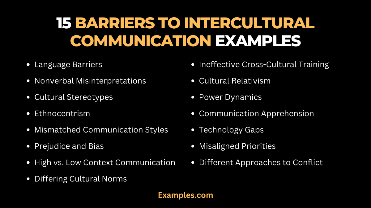 15 Barriers to Intercultural Communication Examples