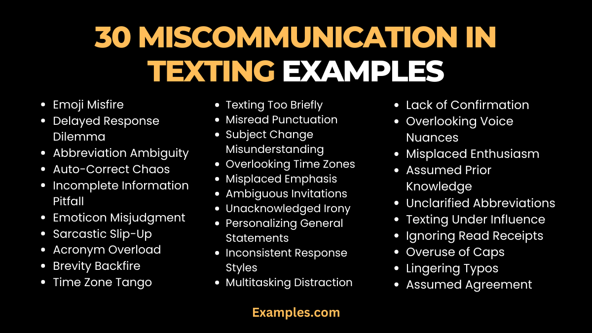 30 miscommunication in texting examples