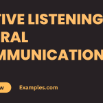 Active listening in Oral Communication