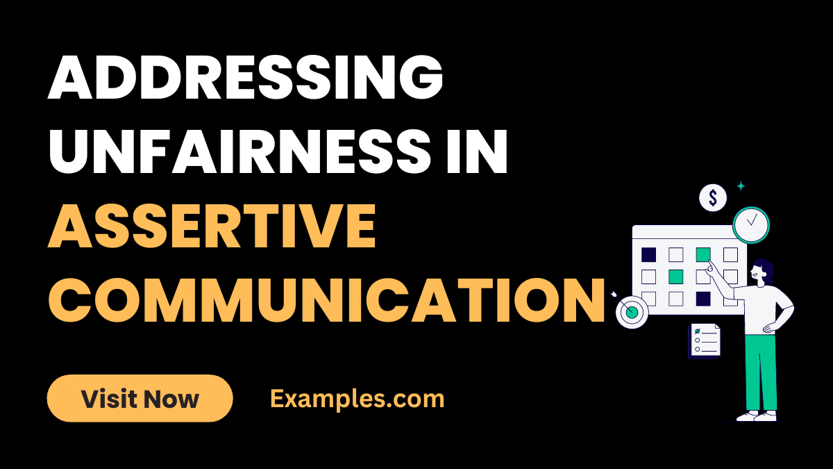 Addressing Unfairness in Assertive Communication