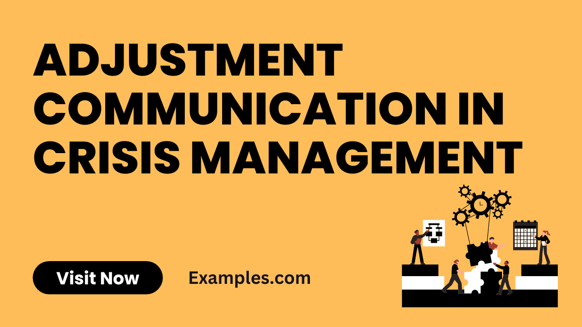 Adjustment Communication in Crisis Management