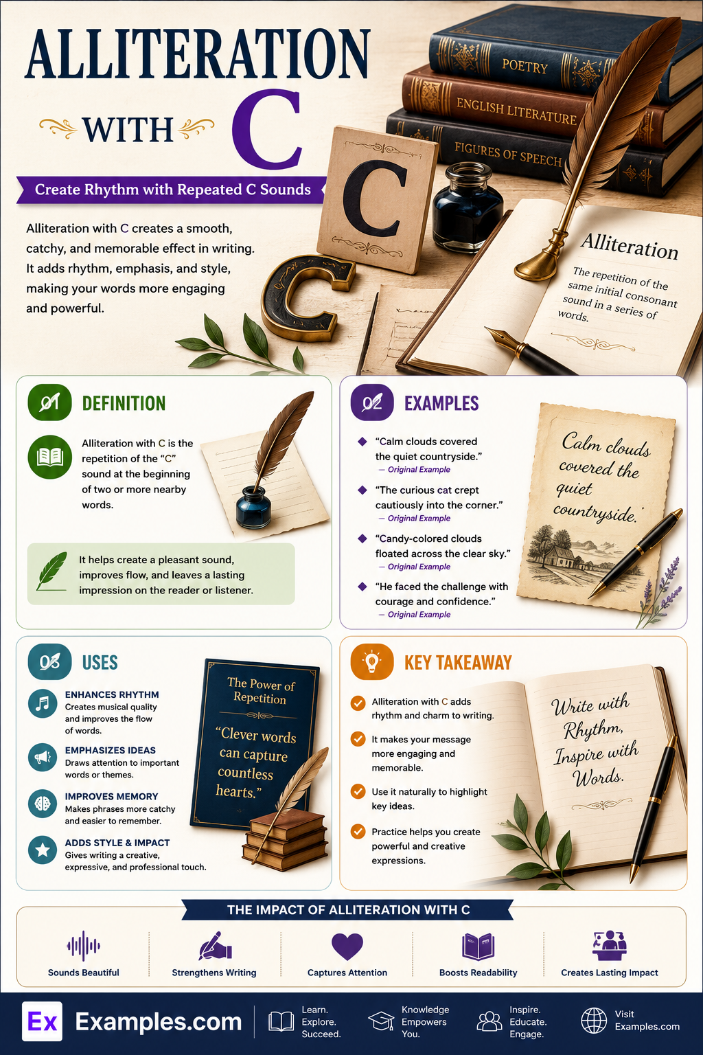 16+ Alliteration with C Examples