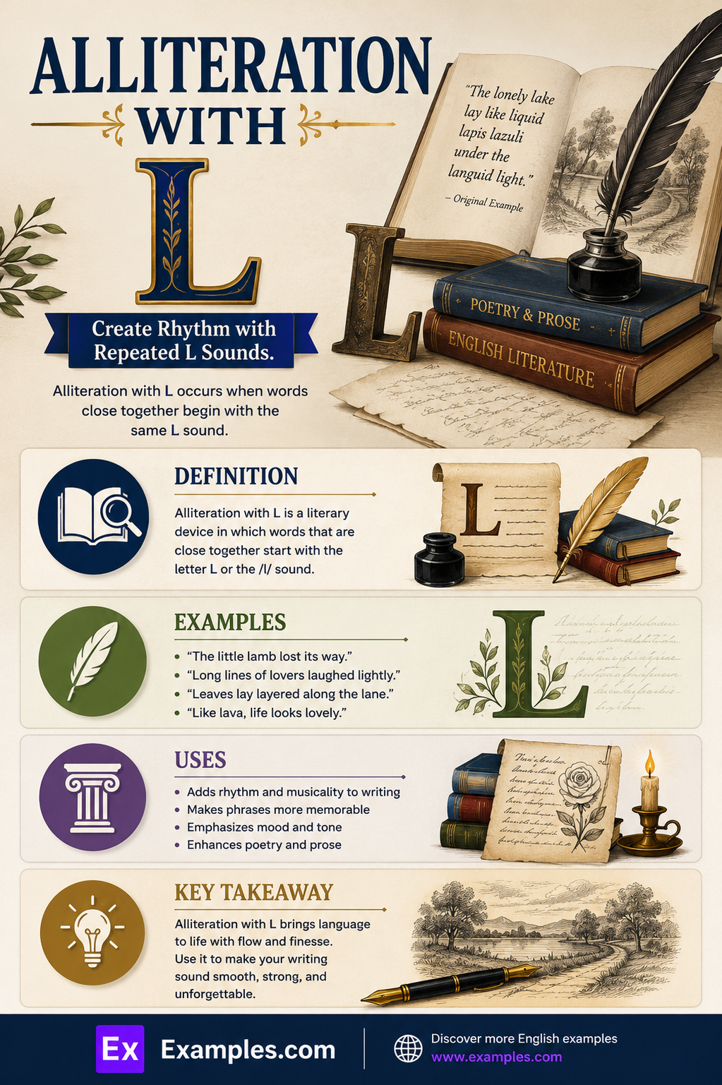 19+ Alliteration with L Examples