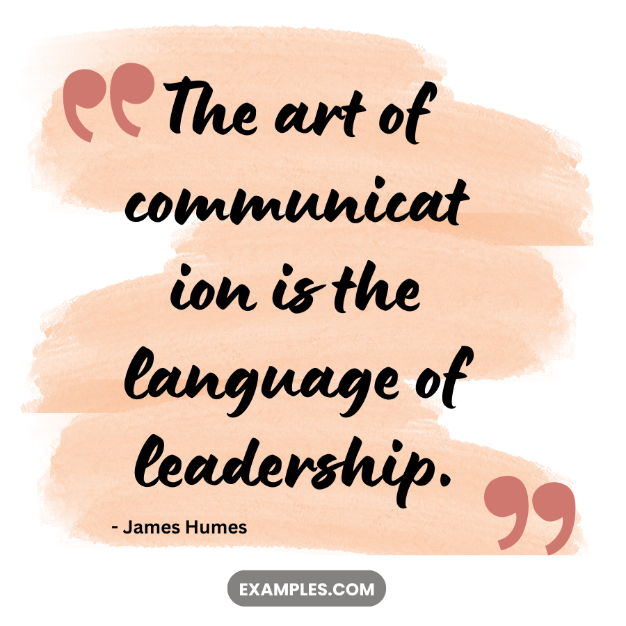 art of communication is language quote by james humes