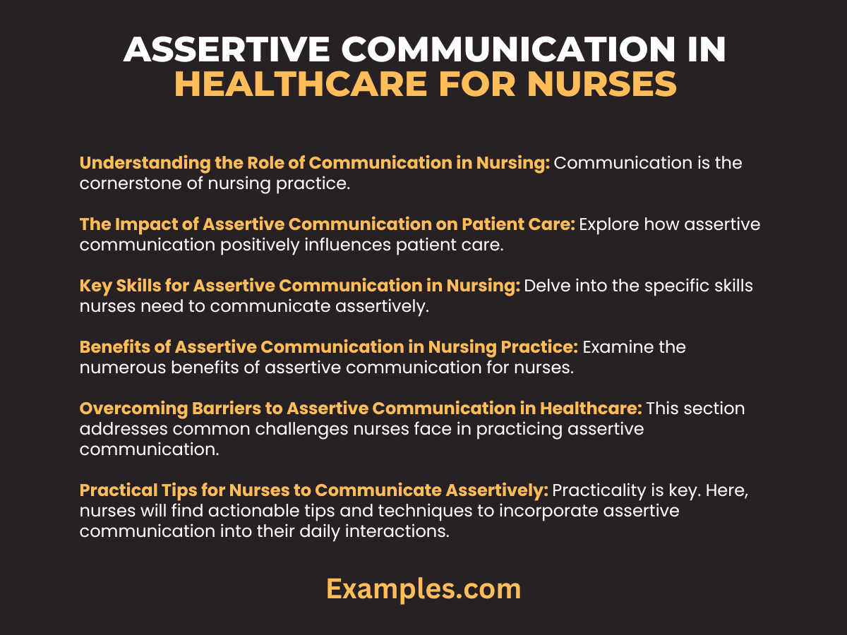 assertive communication in healthcare for nurses