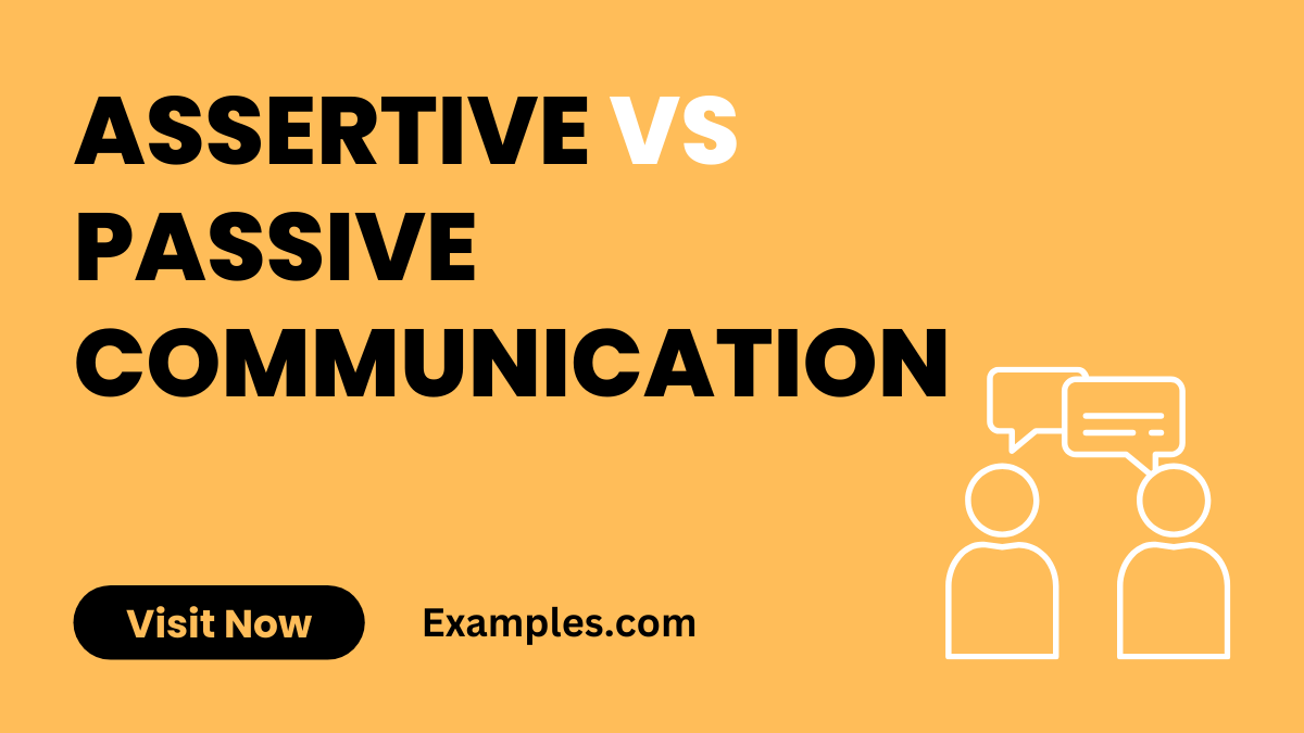 Assertive vs Passive Communication