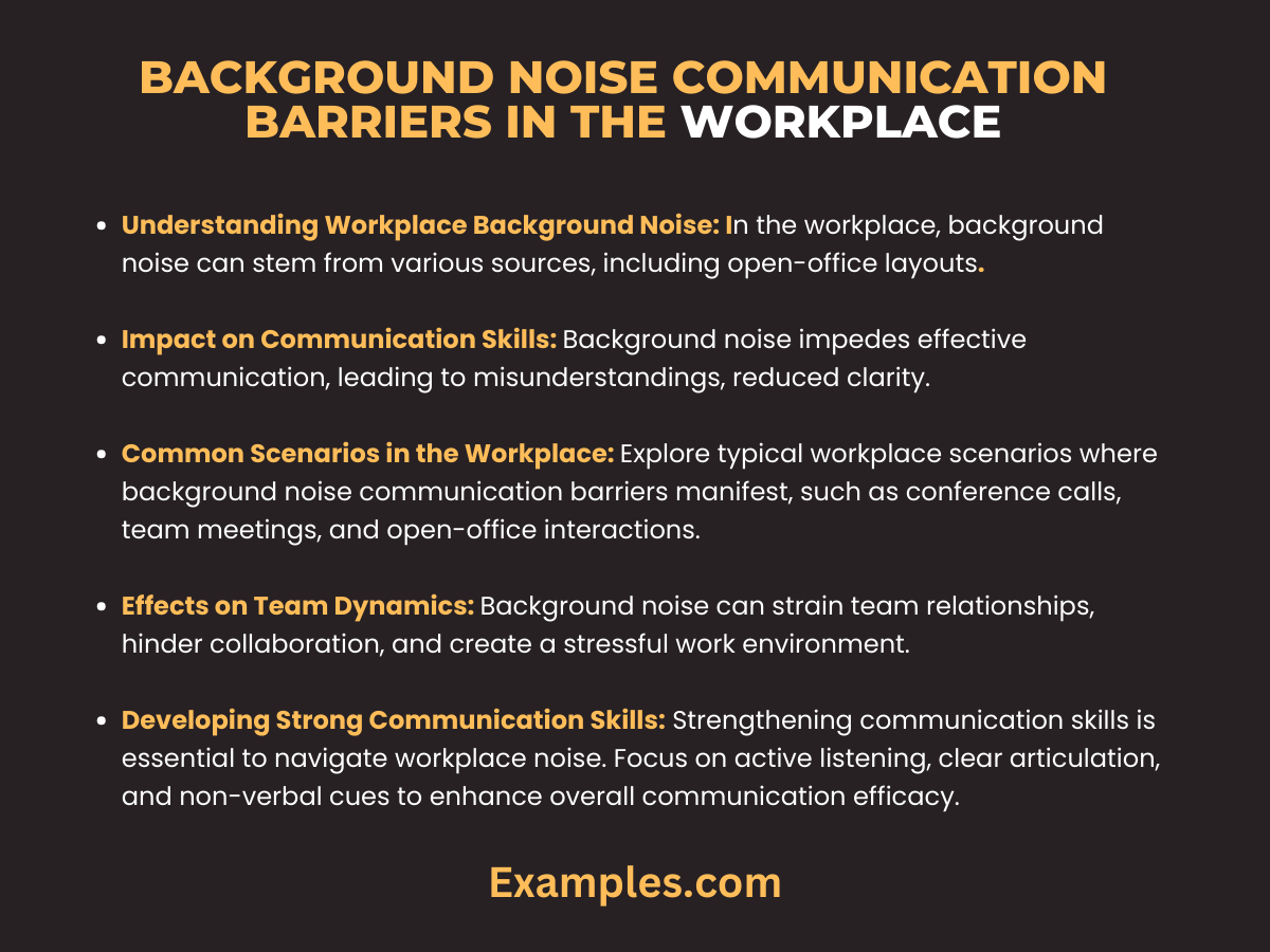 background noise communication barriers in the workplace 1