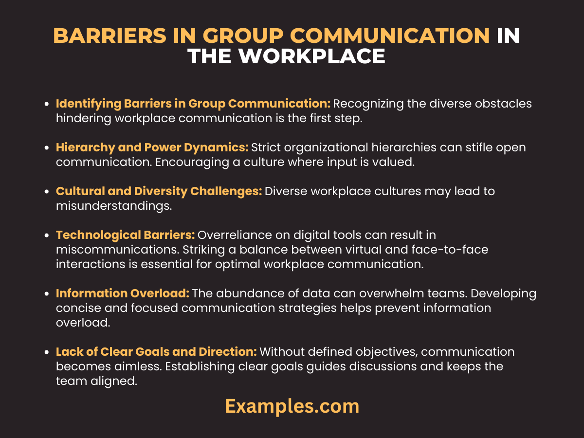 barriers in group communication in the workplace