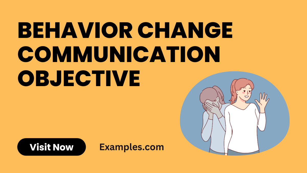 Behavior Change Communication ObjectiveBuilding Communication Objective