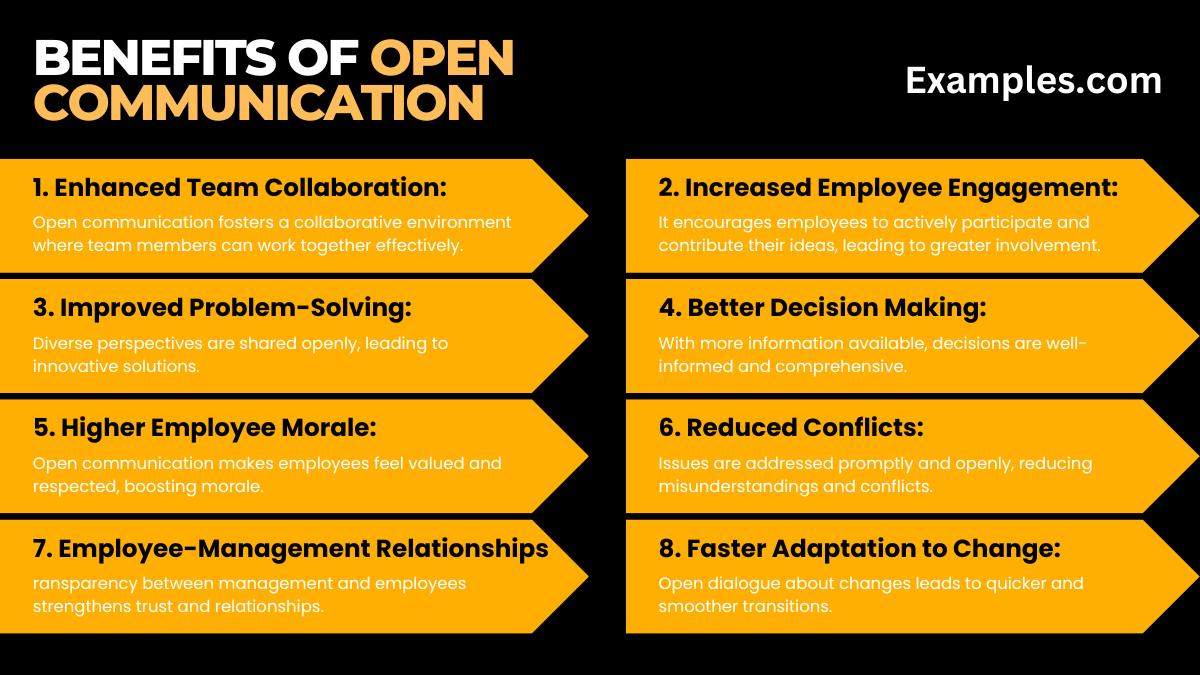 benefits of open communication